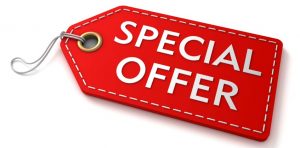 logo discount special offer